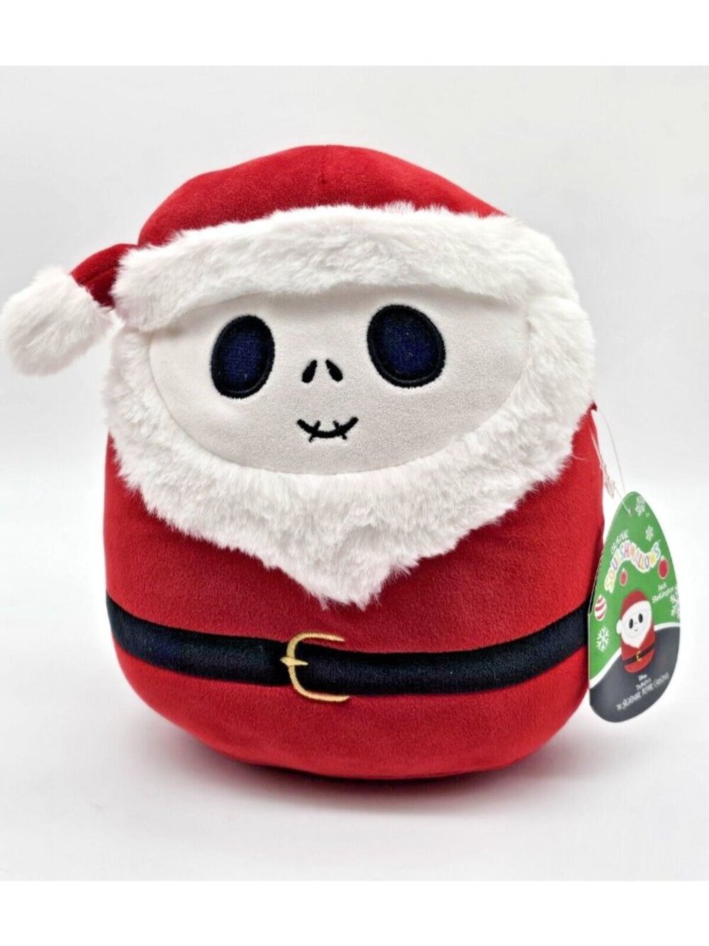 Squishmallows Disney Nightmare Before Christmas Jack Skellington Santa Plush 9"